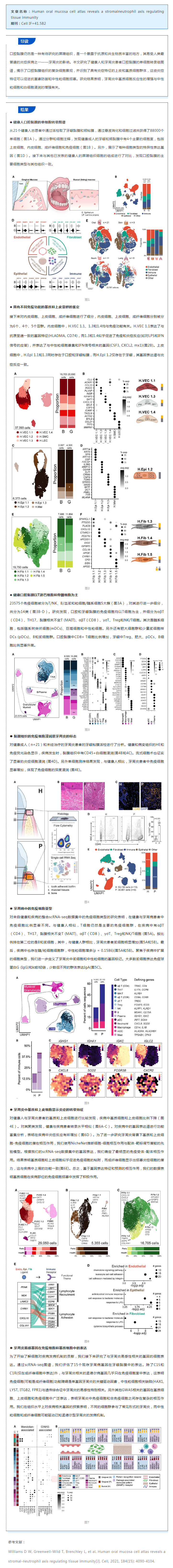 文獻(xiàn)解讀_單細(xì)胞測(cè)序揭示口腔黏膜單細(xì)胞圖譜及牙周炎發(fā)病機(jī)制