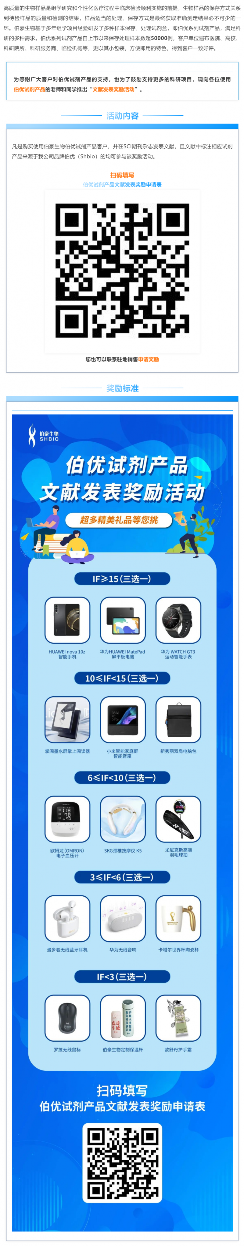 伯優(yōu)試劑產(chǎn)品文獻(xiàn)發(fā)表獎勵活動
