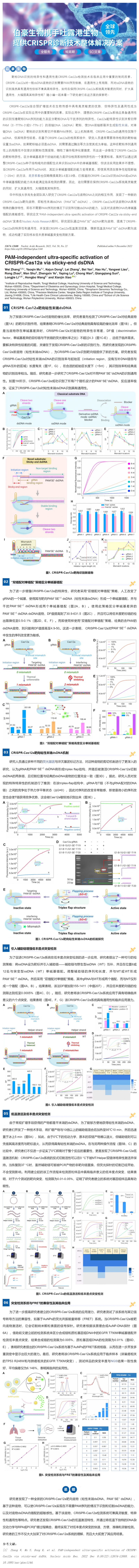 517CRISPR 智庫 _ 不依賴 PAM 序列，CRISPR-Cas12a 能超特異性靶向 dsDNA 嗎？